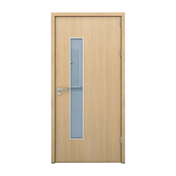 1.0 wood grain steel plate single steel door for hospital clinic doors